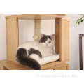 Nouveau design Boîtes rotatives à 360 degrés arbre de meubles de chats d'espace adéquat